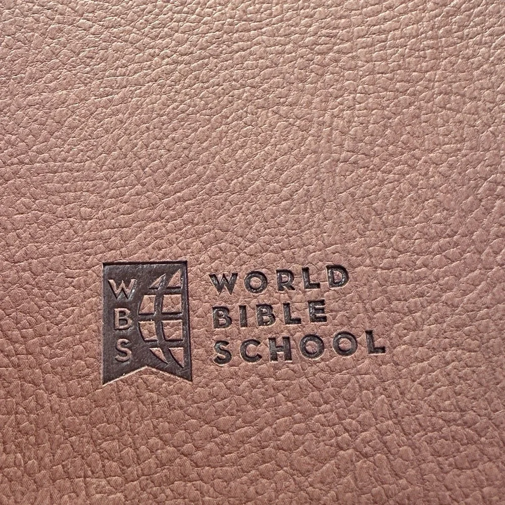 The Bible NASB World Bible School Study Edition WBS Christianity Religious Jesus